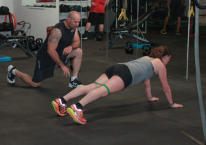Women's Fitness Training - Plank with Bands
